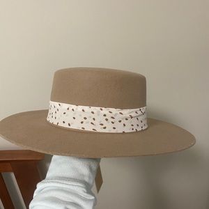 Gigi Pip Dahlia Boater Hat in Brown!!!